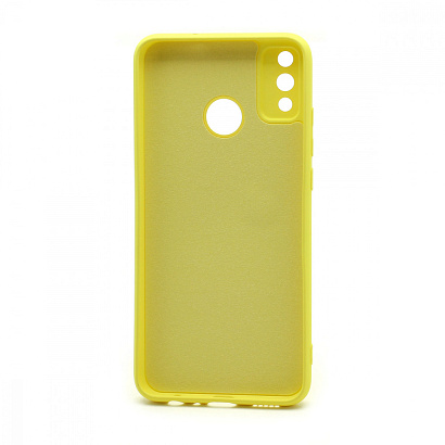 Чехол Silicone Case NEW ERA (накладка/силикон) для Huawei Honor 9X Lite желтый