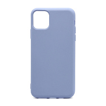 Чехол Silicone Case NEW ERA (накладка/силикон) для Apple iPhone 11 Pro Max/6.5 голубой.