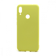 Чехол Silicone Case NEW ERA (накладка/силикон) для Xiaomi Redmi Note 7 желтый