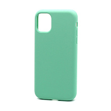 Чехол Silicone Case без лого для Apple iPhone 11/6.1 (полная защита) (050) зеленый