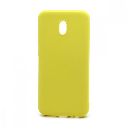 Чехол Silicone Case NEW ERA (накладка/силикон) для Xiaomi Redmi 8A желтый