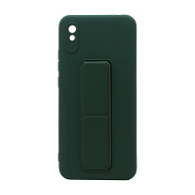 Чехол Magnetic Stend 2 для Xiaomi Redmi 9A (007) темно зеленый
