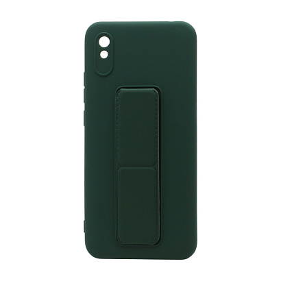 Чехол Magnetic Stend 2 для Xiaomi Redmi 9A (007) темно зеленый
