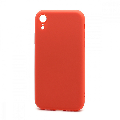 Чехол Silicone Case NEW ERA (накладка/силикон) для Apple iPhone XR оранжевый