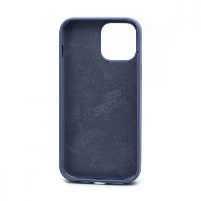 Чехол Silicone Case без лого для Apple iPhone 13 Pro Max/6.7 (полная защита) (046) синий