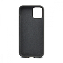 Чехол Silicone Case без лого для Apple iPhone 12/12 Pro/6.1 (полная защита) (022) темно серый