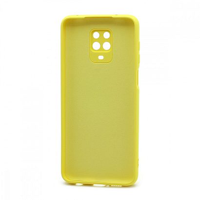 Чехол Silicone Case NEW ERA (накладка/силикон) для Xiaomi Redmi Note 9S/Note 9 Pro желтый