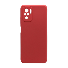 Чехол Silicone Case NEW ERA (накладка/силикон) для Xiaomi Redmi Note 10/Redmi Note 10S малиновый