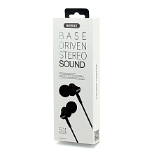 Наушники с микрофоном Remax Base Driven Stereo Sound RM-501 (3.5 mm jack) черные