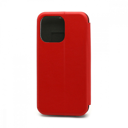 Чехол-книжка BF модельный (силикон/кожа) для Apple iPhone 13 Pro красный