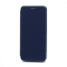 Чехол-книжка BF модельный (силикон/кожа) для Huawei Honor 30S/Nova 7SE синий