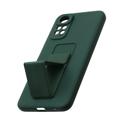 Чехол Magnetic Stend 2 для Xiaomi Redmi Note 11/Redmi Note 11S (007) темно зеленый