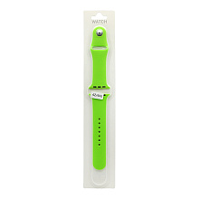 Силиконовый ремешoк для часов Apple Watch 42/44мм зеленый (031) (S)