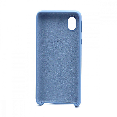 Чехол Silicone Cover Color для Samsung Galaxy A01 Core/M01 Core (010) синий