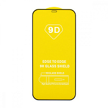 Защитное стекло Full Glass для Apple iPhone 12 Pro Max/6.7 черное (Full GC) тех. пак