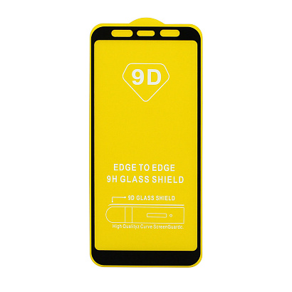 Защитное стекло Full Glass для Samsung Galaxy A8 Plus 2018 (A730) черное (Full GC) тех. пак
