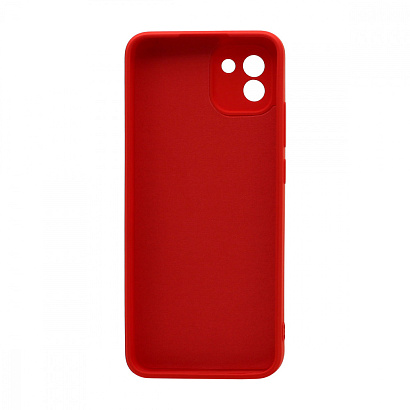 Чехол Silicone Case NEW ERA (накладка/силикон) для Samsung Galaxy A03 красный