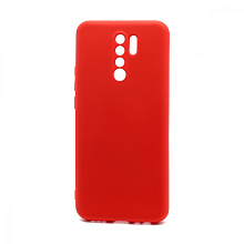 Чехол Silicone Case NEW ERA (накладка/силикон) для Xiaomi Redmi 9 красный
