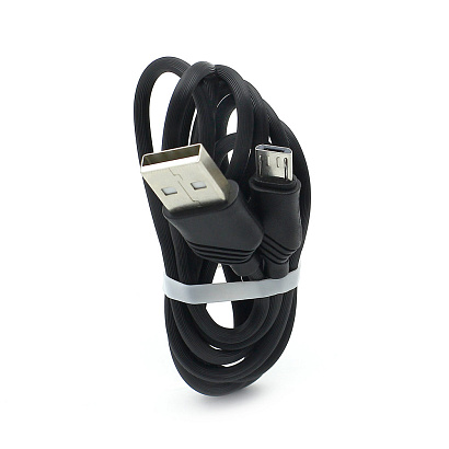 СЗУ с выходом USB Hoco C12 (2.4A/2USB/кабель micro USB) черное