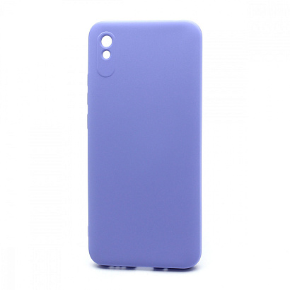 Чехол Silicone Case NEW ERA (накладка/силикон) для Xiaomi Redmi 9A сиреневый