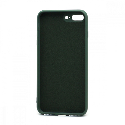 Чехол Silicone Case NEW ERA (накладка/силикон) для Apple iPhone 7/8 Plus темно зеленый