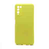 Чехол Silicone Case NEW ERA (накладка/силикон) для Huawei Honor 10X Lite желтый