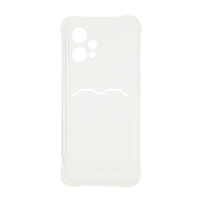 Чехол с кармашком для Realme 9 4G/9 Pro Plus прозрачный (001)