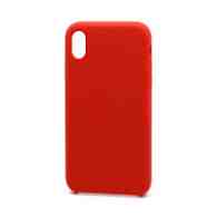 Чехол Silicone Case без лого для Apple iPhone XR (014) красный