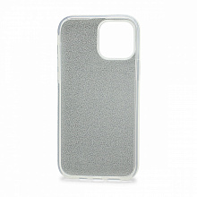 Чехол Fashion с блестками силикон-пластик для Apple iPhone 13 Pro Max/6.7 серебристый