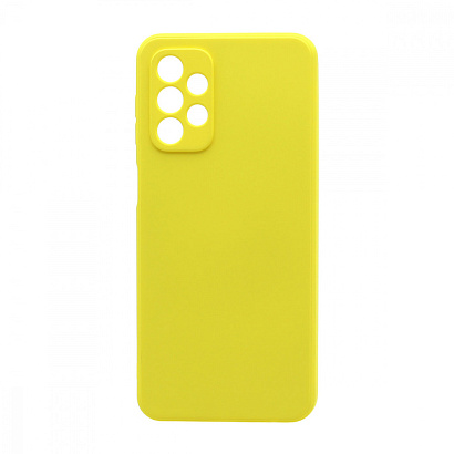 Чехол Silicone Case NEW ERA (накладка/силикон) для Samsung Galaxy A23 желтый