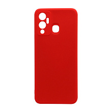 Чехол Silicone Case NEW ERA (накладка/силикон) для Infinix Hot 12 Play красный